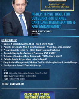 In-depth Protocol for Osteoarthritis Knee Cartilage Regeneration & Pain Management
